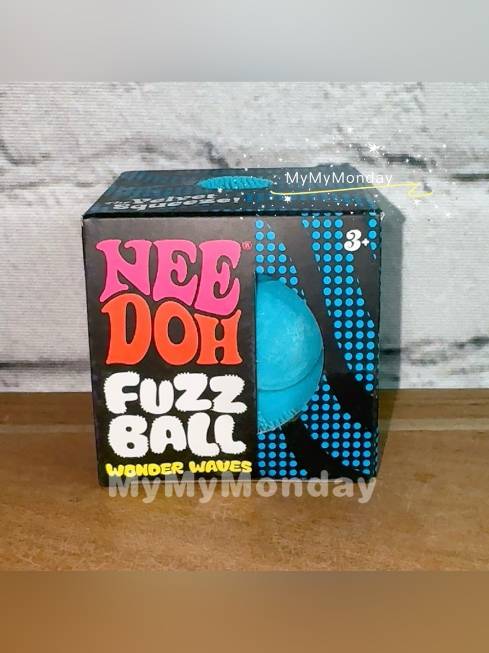 NeeDoh Fuzz Ball Blue
